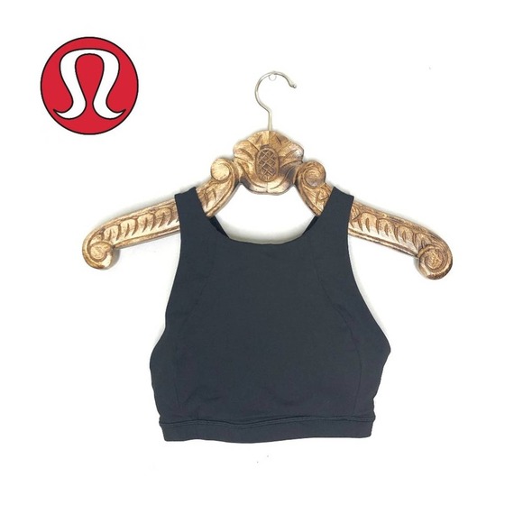 lululemon athletica Other - Lululemon Free To Be Serene Bra High Neck Strappy Back Padded Black 6